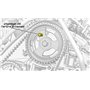 BestsQ Piges de Calage Distribution pour Peugeot 1.4 et 1.6 HDI PSA 0194-A-B-C Vilebrequin Arbre à Cames PMH Kit Courroie Cranté