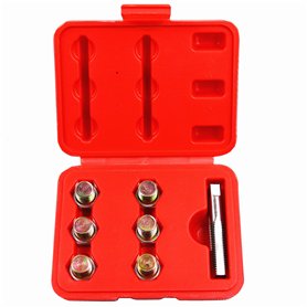 BestsQ M13x1.5MM Bouchon de vidange d'huile Kit de réparation de Filetage de Robinet Vis de Carter d'huile Outil de rechapage