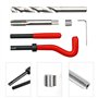 BestsQ kit de réparation de Filetage de Type Helicoil 15 pièces M12x1.0MM