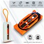Ensemble de 4 convertisseurs de câble de données USB C avec étui de rangement de voyage, adaptateur USB C vers Lightning, adapta