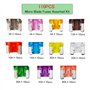 DY.2ten 110 Pièces Fusible Voiture Micro Set 2A/3A/5A/7.5A/10A/15A/20A/25A/30A/35A/40A Car Fuses Petit Fusibles Automobile pour 