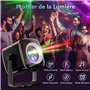 Gobikey boule disco, 60 effets lumineux, jeux de lumiere pour soiree à effet clignotant contrôlée par la musique, avec télécomma