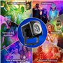 Gobikey boule disco, 60 effets lumineux, jeux de lumiere pour soiree à effet clignotant contrôlée par la musique, avec télécomma