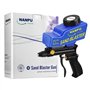 NANPU Pistolet à sable pneumatique avec alimentation par gravité – Buse en céramique, corps en métal | pour peinture, éliminatio
