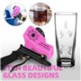 NANPU Pistolet à sable pneumatique avec alimentation par gravité – Buse en céramique, corps en métal | pour peinture, éliminatio
