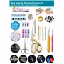 Kit de Couture Professionnel 249 Pièces - Pour Adultes Débutants et Voyage - Réparation d'Urgence