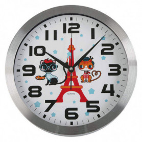 Horloge Murale Paris Plastique (4 x 30 x 30 cm) 31,99 €