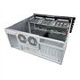 UNYKAch Boîtier Rack 19" UK4339V Format 4U Compatible avec réfrigérations liquides de 360 mm (Support Inclus), Fermeture à clé, 