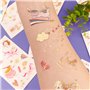 GEBETTER 12Feuilles Tatouage Temporaire Licorne Autocollant Tatouage Ephémère Etanche Décoration Fête Cadeau Anniversaire pour E