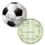 GEBETTER 12Pc Carte Invitation Thème Football Garçon Fille Enfant pour Anniversaire Fête Sport