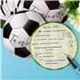 GEBETTER 12Pc Carte Invitation Thème Football Garçon Fille Enfant pour Anniversaire Fête Sport