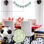 GEBETTER 12Pc Carte Invitation Thème Football Garçon Fille Enfant pour Anniversaire Fête Sport