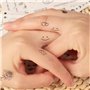 GEBETTER 6Feuilles Tatouage Temporaire Italien Autocollant Tatouage Ephémère Etanche pour Garçon Fille