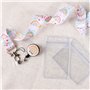 1Pc Cordon Arc-en-Ciel 2Pcs Porte Badge Transparent Porte Carte Thème Bohème Tour de Cou Rétractable pour Carte d’Identité Étudi
