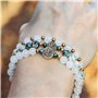 40Pcs Perle Alliage Intercalaire 3 Styles Arbre de Vie Tube Tibétain Rond Antique DIY Assortiment Argenté pour Bijoux Collier Br