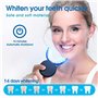 Riatanxi Kit Blanchiment Dentaire Professionnel: Blanchir les Dents Rapidement en 16 Minutes à Maison avec Lampe LED Dent Blanch