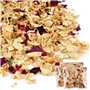 100g Confettis de Pétales Rose Paquets de Confettis de Mariage Naturels Fleurs Séchées Confettis Pétales pour Décoration de Mari