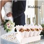 100g Confettis de Pétales Rose Paquets de Confettis de Mariage Naturels Fleurs Séchées Confettis Pétales pour Décoration de Mari