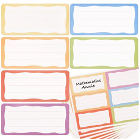 60PCS Étiquettes Autocollantes Étiquettes Adhésives Multicolores Accessoire Pour Note Écriture Scolaire École Cahier Livre Boîte