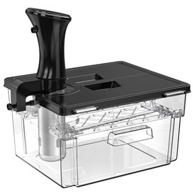 Récipient Sous Vide avec Couvercle Récipient Sous Vide avec Support 11L pour Cuiseur Sous Vide Plusieurs Marques Adaptées Multif