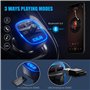 Kits Mains Libres Adaptateur Radio Transmetteur FM Bluetooth avec Double USB Chargeur de Vo