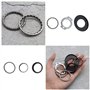 Create idea Lot de 6pcs Rechange de Réparation de Scooter Bol de Roulement Fourche Avant de Roulement Direction à Rouleaux Compa