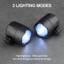 Phare pour Croc, 2Pcs LED Lumière Sabots Chaussures Phares IPX5 Chaussures Imperméables Lumières pour Promenade de Chien, Campin