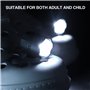 Phare pour Croc, 2Pcs LED Lumière Sabots Chaussures Phares IPX5 Chaussures Imperméables Lumières pour Promenade de Chien, Campin