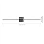 The Lord of the Tools 20PCS Schottky Diode 30A 50V Axial 30SQ050 pour Panneau Solaire Parallèle Refusion Protection Diodes Silic