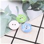 The Lord of the Tools 100pcs Boutons en Bois Fleurs Colorés Décoratifs 20mm - Accessoires pour Vêtements, Artisanat, Bricolage, 