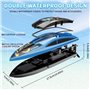Bateau RC Haute Vitesse avec Grand Moteur Servo Automatique