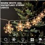 6M 40 LED Décoration de Noël Guirlande Lumineuse à pile