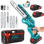 6"+8 Mini Tronconneuse a Batterie Sans Balais Avec Graisseur