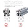 Create idea 100x Roll-in M8 T-Nuts Profil en Acier au Carbone Écrous à Fente en T Écrou à Billes 8 Adapté Aux Profilés en Alumin
