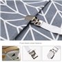 Create idea 3pcs Clips pour Housse de Planche à Repasser Attaches Élastiques pour Housse de Repassage Sangles Réglables Pince d'