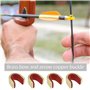 be in your mind 30pcs Points d'encochage Corde de Tir à l'arc en Laiton Clips de Boucle d'encoches pour Accessoires Corde d'arc 