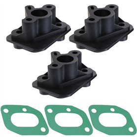 Be In Your Mind 3pcs Connecteur de Base Collecteur d'admission Carburateur Compatible avec 1E40F-5 44 F-5 BC430 CG430 CG520 43CC
