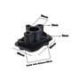 Be In Your Mind 3pcs Connecteur de Base Collecteur d'admission Carburateur Compatible avec 1E40F-5 44 F-5 BC430 CG430 CG520 43CC
