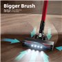 VEGREM Aspirateur Balai Sans Fil 25Kpa, Aspirateur Sans Fil de 160W avec 2 Modes, Aspirateurs Balais et Balais électriques Tube 