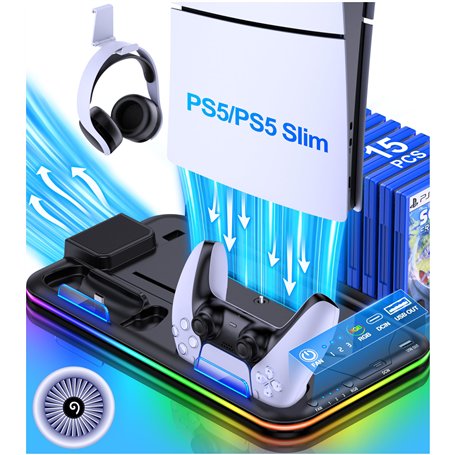 ALEEMTRY Accessoire PS5 Slim Nouveau