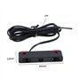Lumière de Plaque d'immatriculation DC12V Lampe de Plaque d'immatriculation 3LED avec Lumière Visible à 180 Degrés Accessoires d
