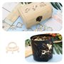 Create idea 100pcs Embellissements Bois Thème des Transports Fusée Avion Vélo Copeaux de Bois Tranches de Bois Décoratives pour 