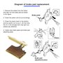The Lord of the Tools 4 Paires de Plaquettes de Frein à Disque de Vélo Compatible avec Shimano Deore M610 M615 M6000 SLX M666 M6