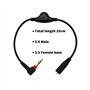 The Lord of the Tools Lot de 2pcs Câbles d'extension Audio 3,5mm Mâle vers Femelle Câble de Contrôle du Volume Casque/Haut-parle