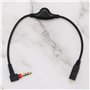 The Lord of the Tools Lot de 2pcs Câbles d'extension Audio 3,5mm Mâle vers Femelle Câble de Contrôle du Volume Casque/Haut-parle