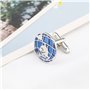 Create idea 4 paires Boutons de Manchette Hommes Boutons de Manchette Chemise Classique Boutons de Manchette pour Homme Père Mar