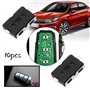 Create idea 10pcs Tactile Micro Commutateur Bouton Poussoir pour Voiture Télécommande Clé 2 Broches Montage en Surface Commutate