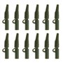 Create idea 100pcs Kit de Matériel de Pêche à la Carpe Clips de Sécurité Housses de Carpe Manchons Anti-enchevêtrement Émerillon