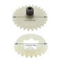The Lord of the Tools Lot de 2pcs Engrenages à Vis sans Fin et Roues Droites pour Pompe à Huile Compatible avec Stihl 028 038 MS