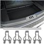 The Lord of the Tools 10pcs 17mm Véhicule Intérieur Rembourrage Retenue en Métal Garniture Panneau Doublure Clips Accessoires de